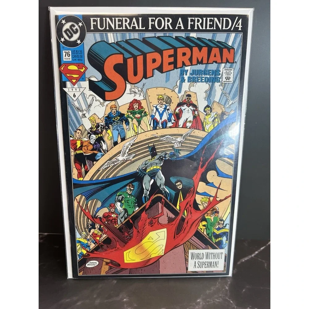 Vintage Superman Comic Books‎ Funeral For A Friend 4 6 8 Lot Of 3 DC Comics
